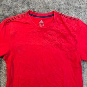 Redbull Y2K Print Adidas Tee Red